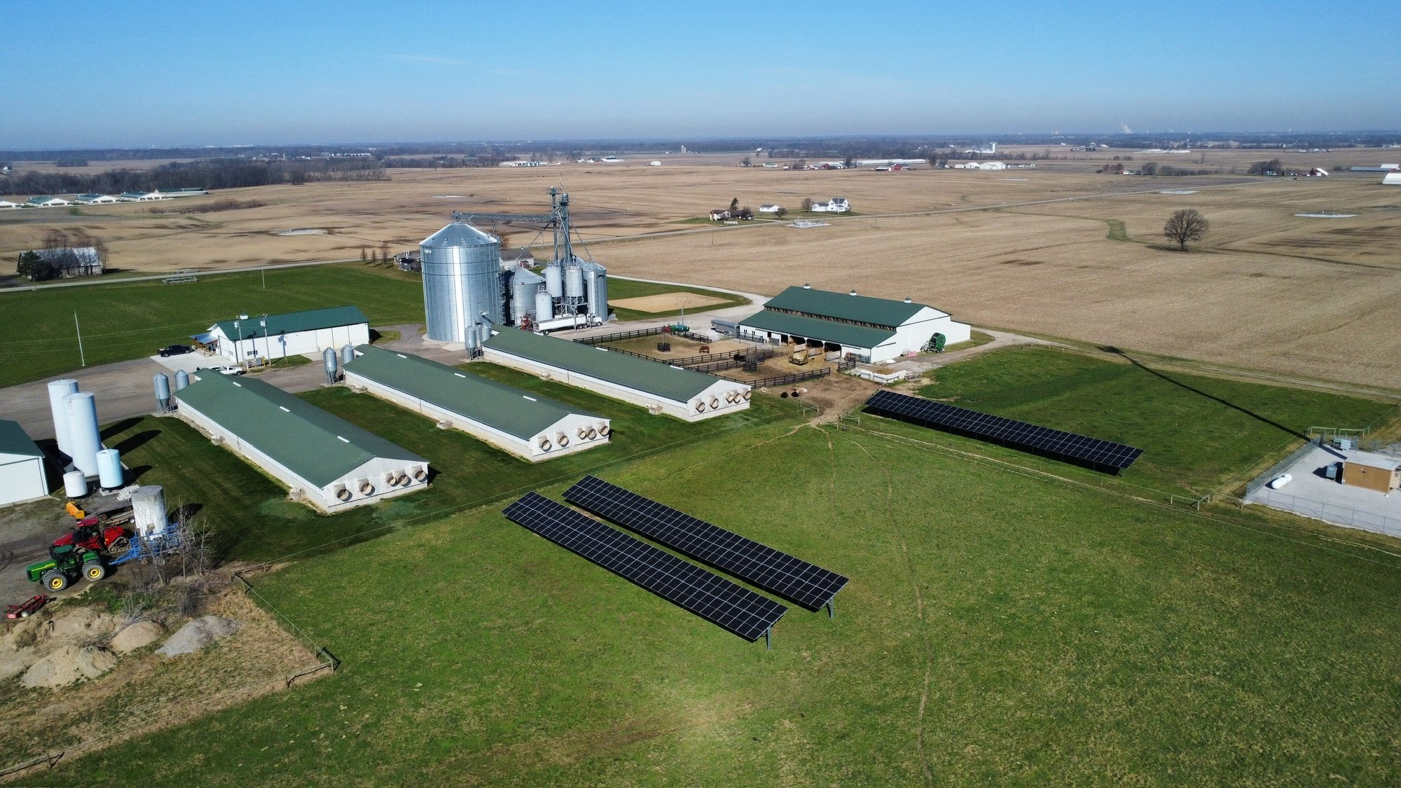 A small solar farm in Michigan.